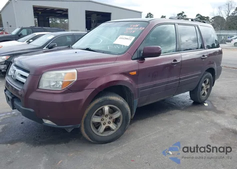 2007 Honda Pilot Ex-L z USA, uszkodzony, nr VIN 5FNYF28587B026595